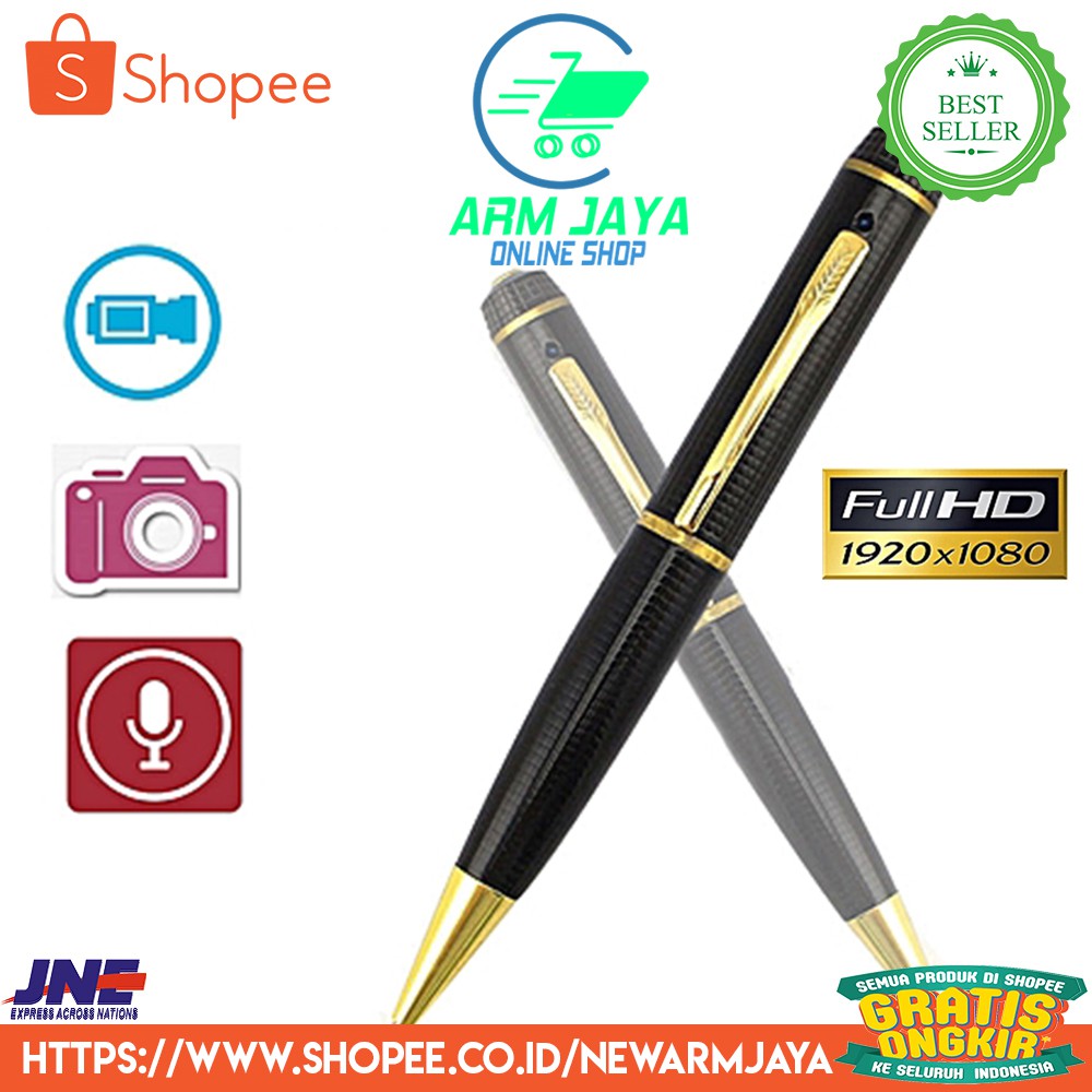 Kamera Tersembunyi Hidden Cam Spy Pen Camera Full High