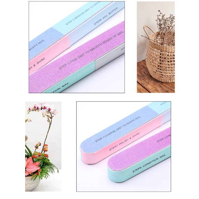 Nail buffer 7IN1 PENGASAH KUKU MEDICURE PEDICURE PENGKILAP KUKU MX1042