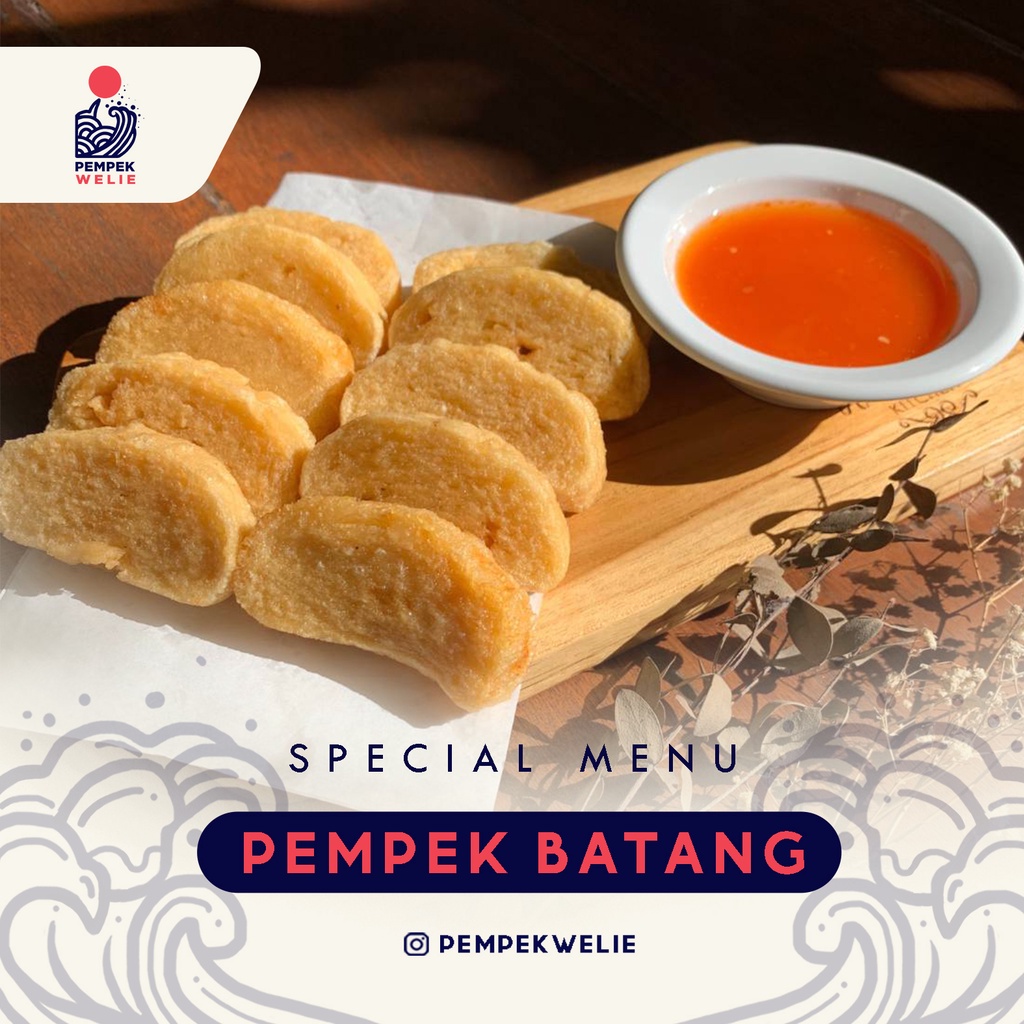 PEMPEK IKAN TENGGIRI - PEMPEK BATANG BANGKA BY PEMPEK WELIE