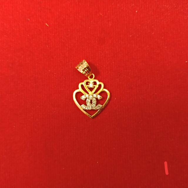Mainan liontin kalung anak dan dewasa emas asli kadar 700 22 70% 0.9 1 g gr gram