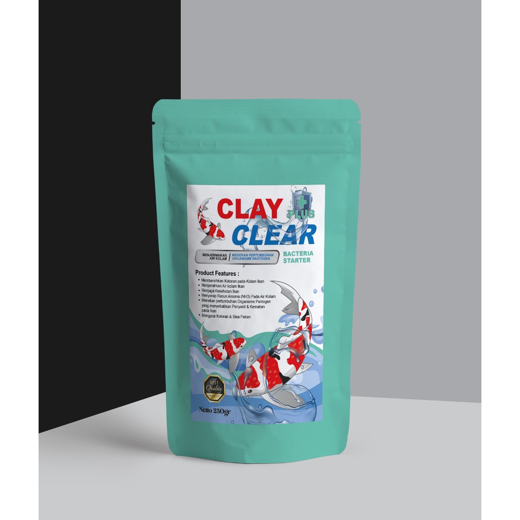 Clay Clear Plus Bacteria Starter ClayClear Tosca Kolam Koi 250gr