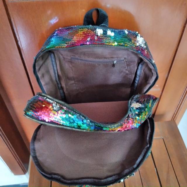 Tas sequin LOL tas ransel sekolah anak character