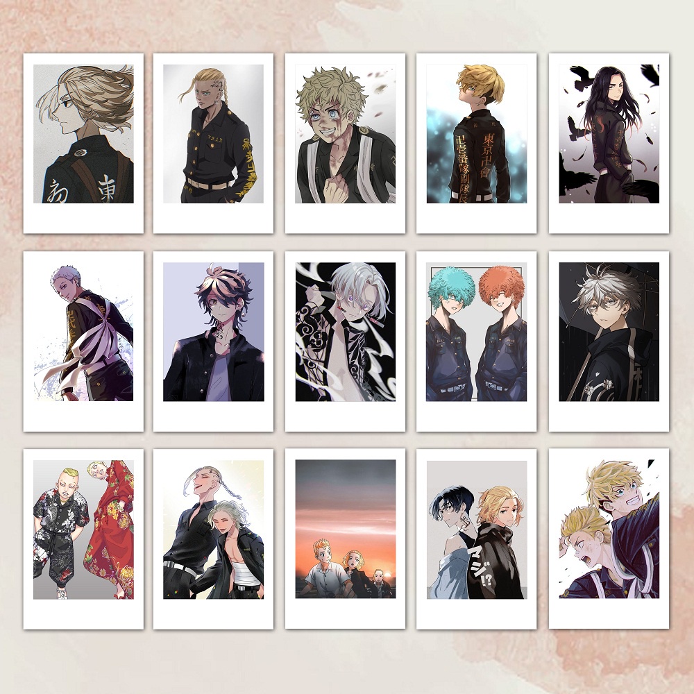 (15pcs) POLAROID ANIME TOKYO REVENGERS (BISA CUSTOM)