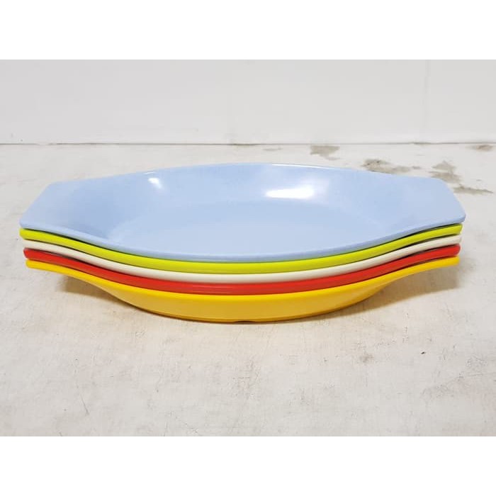 Piring Oval Melamin Donyku Selusin (1 Lusin)