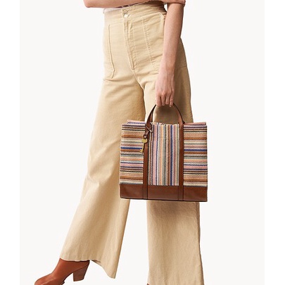 TAS FOSSIL CARMEN SHOPPER COLORFUL STRIPES MULTI ZB1730875