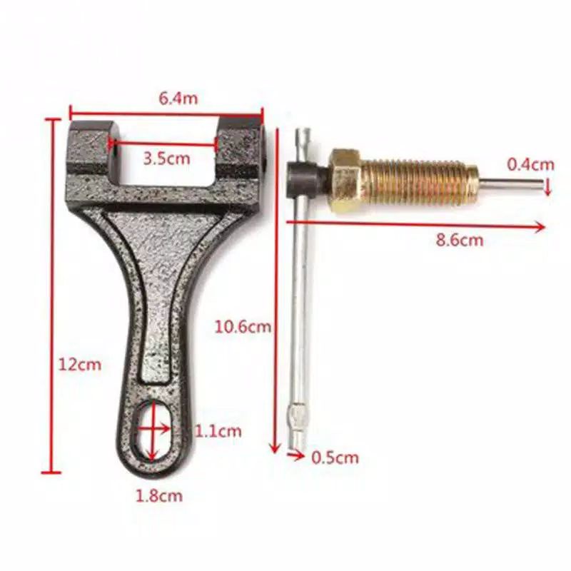 Alat Potong Pemotong Rantai Sepeda Motor Chain Breaker 420 428 530 - HF99268 Heavy Duty