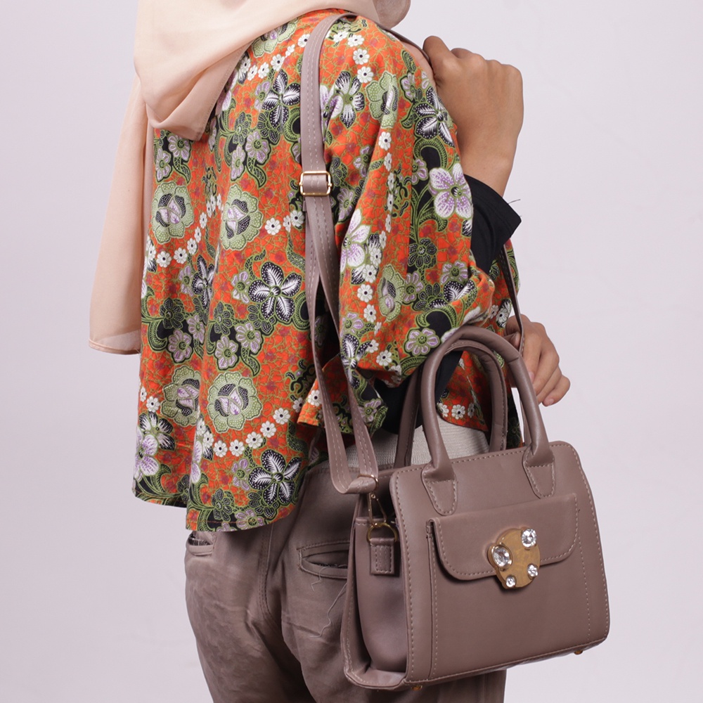 SLINGBAG WANITA OL05  TAS SLEMPANG MINI BAG FUNGSIONAL JINJING BAHAN KULIT PU