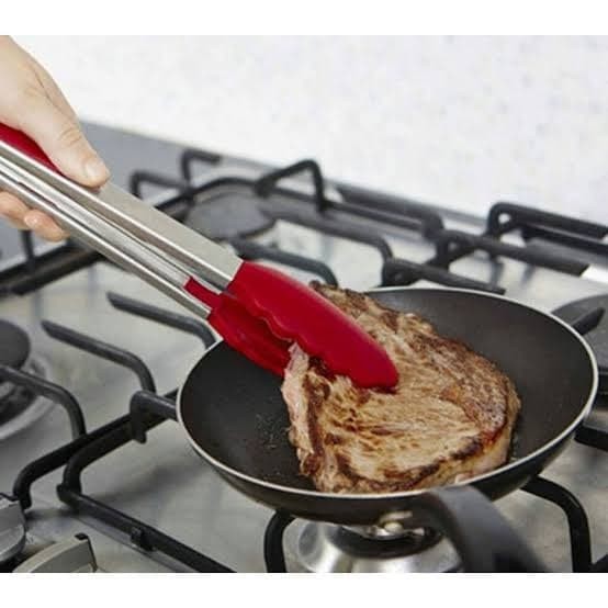 Penjepit Capitan Makanan / Penjepit Kue Silicon 9&quot; Jepitan Kue/Jepit Kue