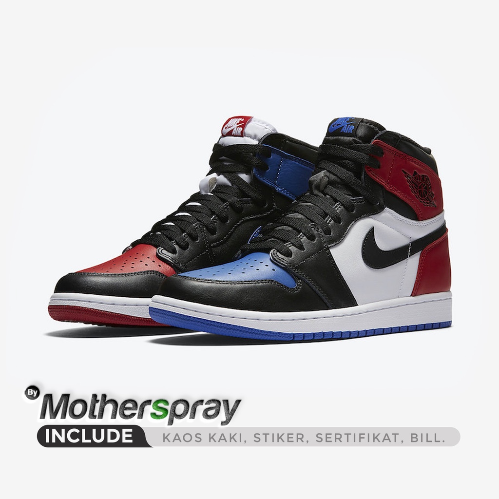 new red and blue jordan 1