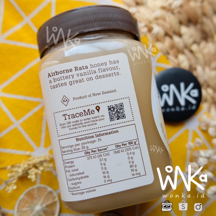 

G02G Airborne - Madu Rata 500Gr - New Zealand Natural Honey Since 1910 Ds5Gh