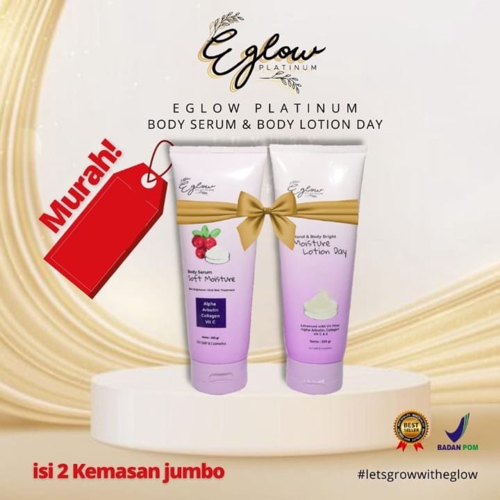 PAKET BODY EGLOW PLATINUM / BODY LOTION EGLOW PLATINUM