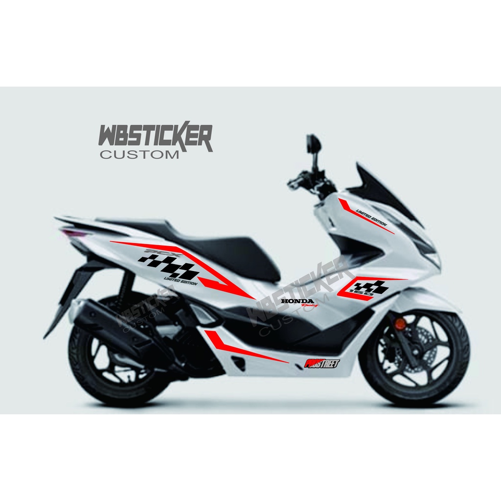 Sticker PCX Striping PCX Sticker Cutting sticker PCX 160 terbaru-simple racing