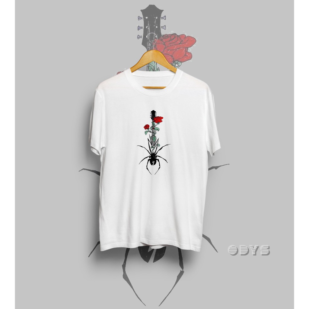 Kaos Band My Chemical Romance - Rose Guitar - Original New States Apparel