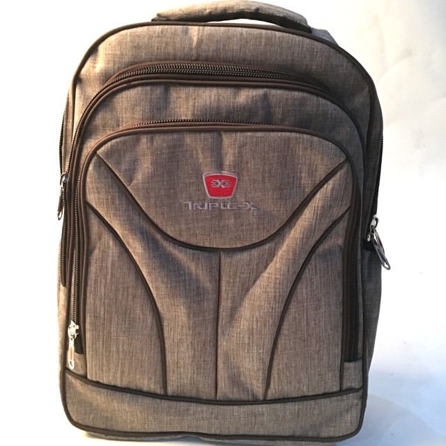 TRIPLE X - TAS RANSEL/TAS PUNGGUNG/TAS LAPTOP + RAIN COAT