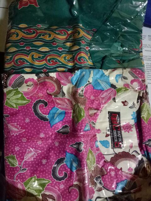 Atasan Batik Tunik Kenanga Ulir  ( Ukuran S M L Xl Xxl Xxxl 5l )