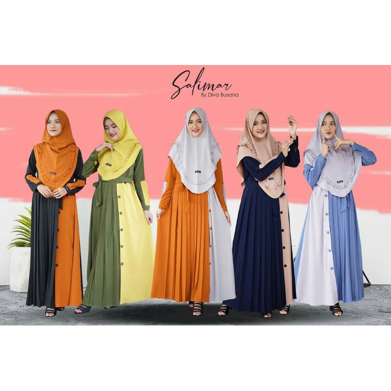 Gamis Salimar Set original by Diva Busana