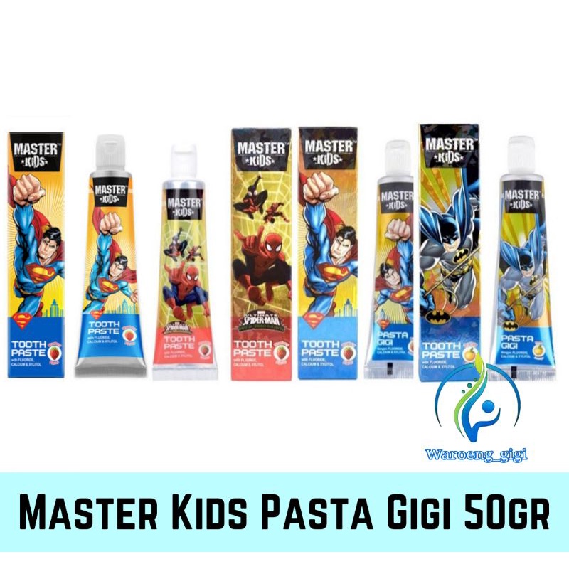 Master Kids Toothpaste Pasta Gigi Odol Anak Master Kids 50gr