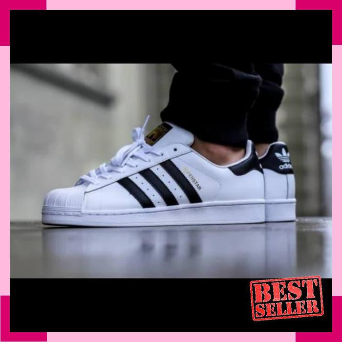 Sepatu Adidas Superstar Original - Putih- 44