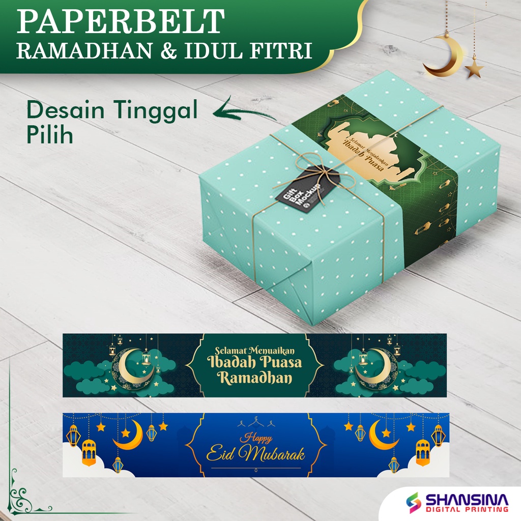 PAPER BELT / STIKER BELT RAMADHAN DAN IDHUL FITRI