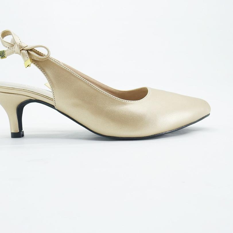 ➲ YONGKI KOMALADI ORIGINAL - HIGH HEELS HAK 5 CM PITA SAMPING COCOK UNTUK PESTA & KANTOR ☺
