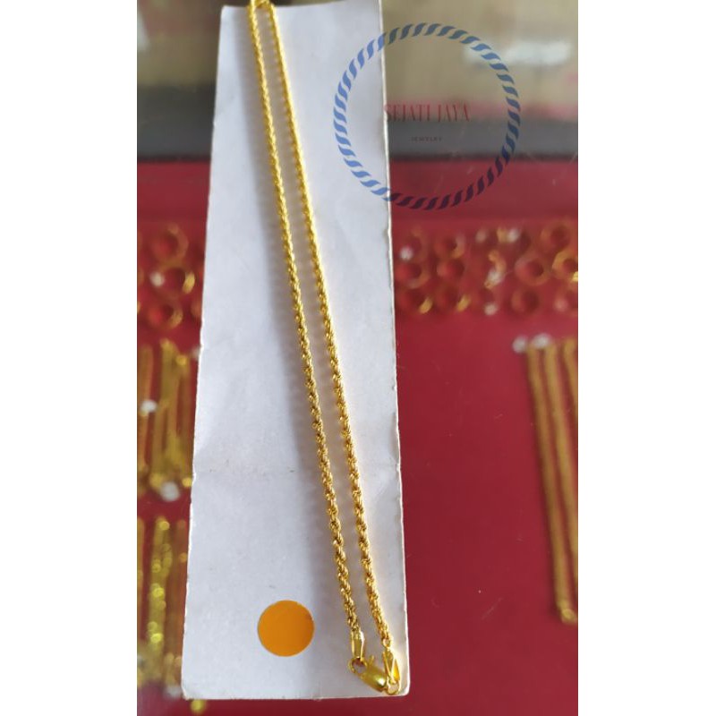 Kalung tambang anak " emas kadar 375