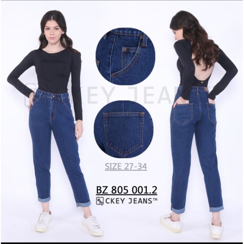 celana import Boyfriend Jeans ( Ckey )