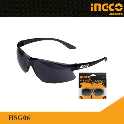 Kacamata Google Kerja Dark Safety Glass INGCO HSG06 Goggles Kaca Mata