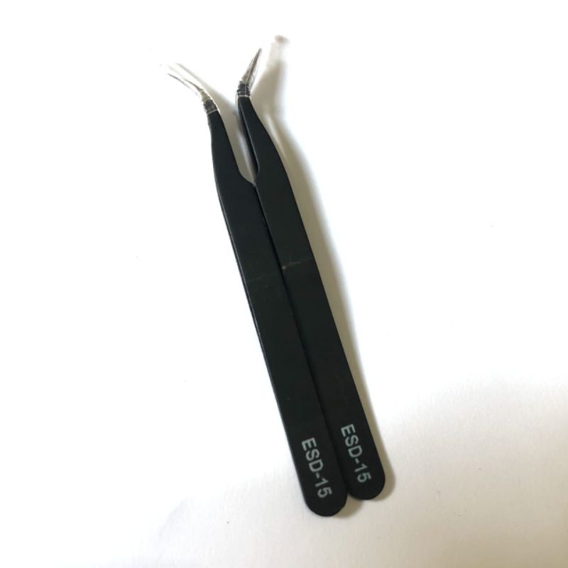 pinset tweezer lurus tumpul ESD-15 ESD15 ESD 15 tweezers mirip VETUS