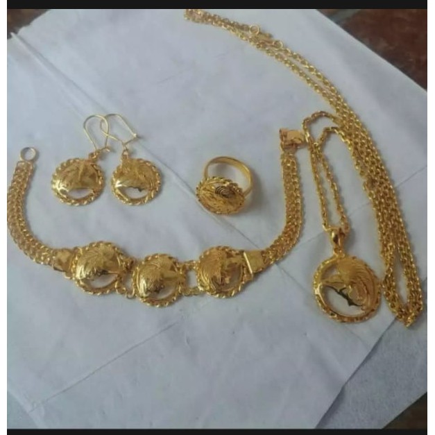 Full Set Perhiasan Cendrawasi Free Kotak Bludru