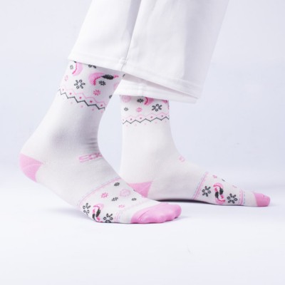 Kaos Kaki Wanita Murah / SOKA Sock Essentials Motif CENDRAWASIH / Kaos Kaki Jempol Muslimah Panjang
