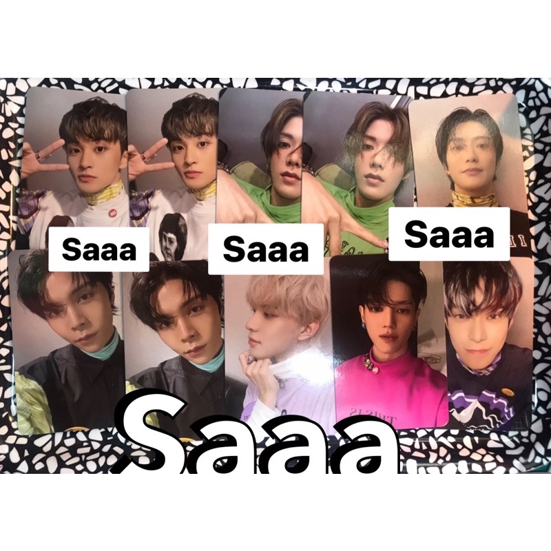 photocard nct127 sticky ver jaehyun taeyong doyoung jungwoo mark yuta Johnny