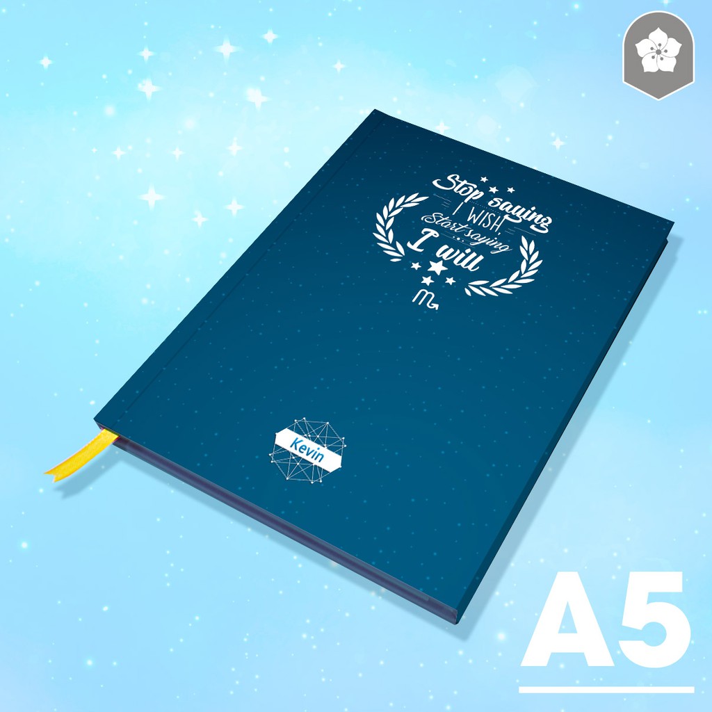 

Notebook A5 Hardcover Preorder KEVIN Zodiac Just Be Yourself