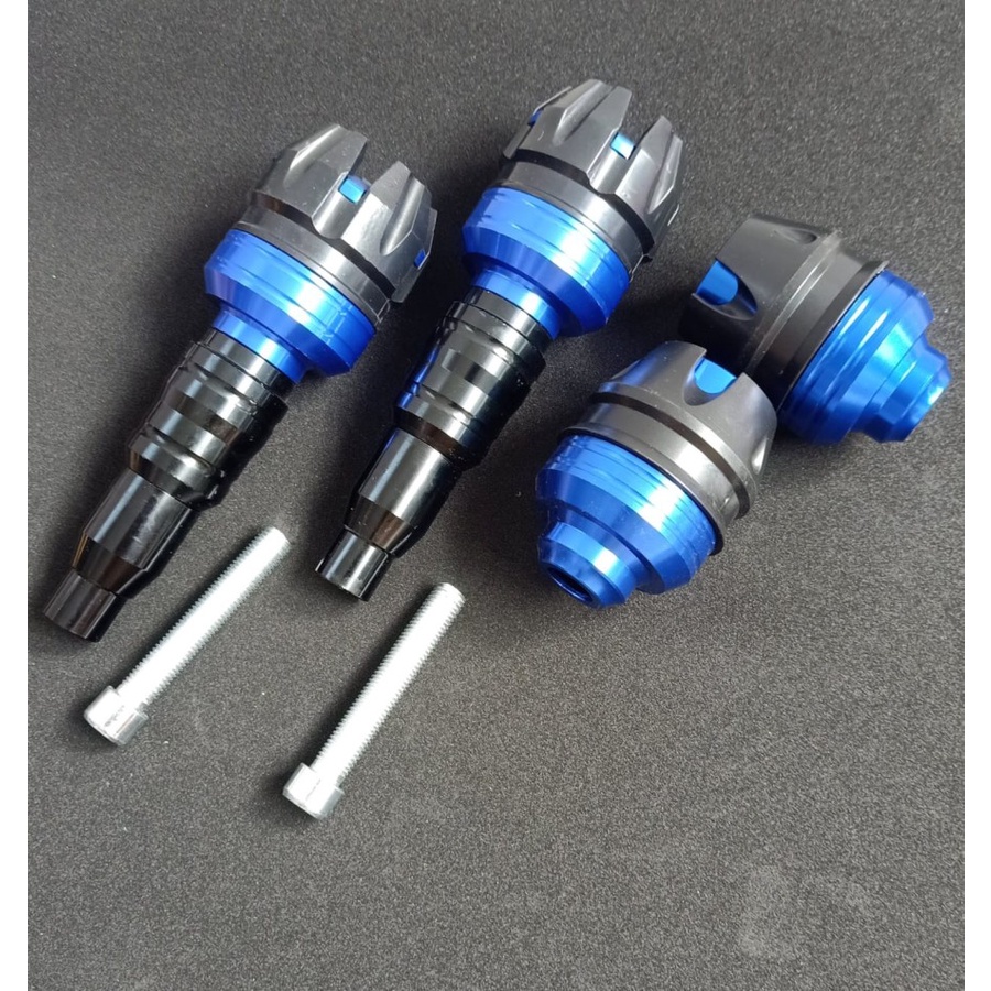 Jalu Knalpot Frame Slider Nmax Aerox + Jalu As Roda Depan Variasi