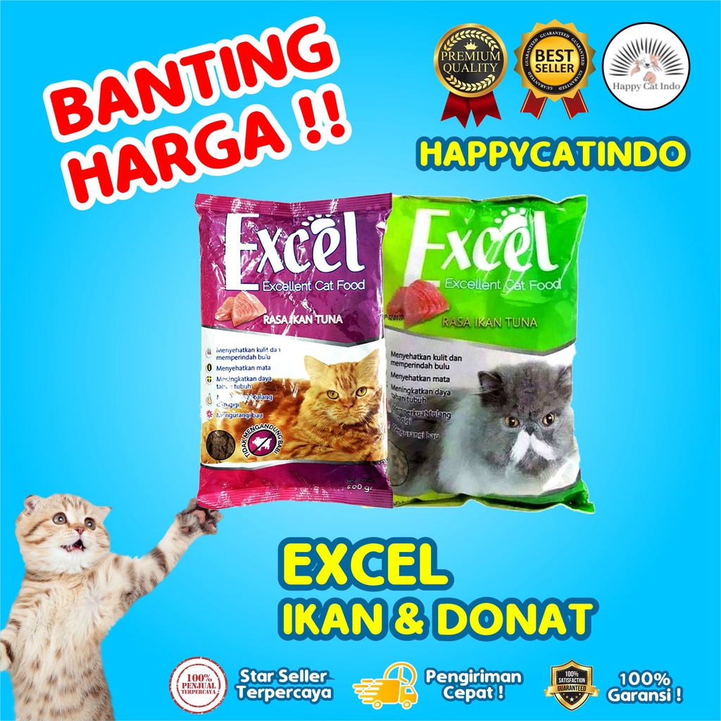 Makanan Kering Dry Cat Food EXCEL 500 GR Freshpack