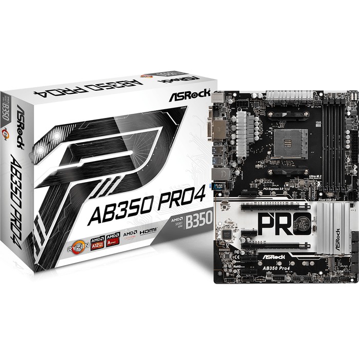 "ASRock AB350 Pro 4 AMD Socket AM4"