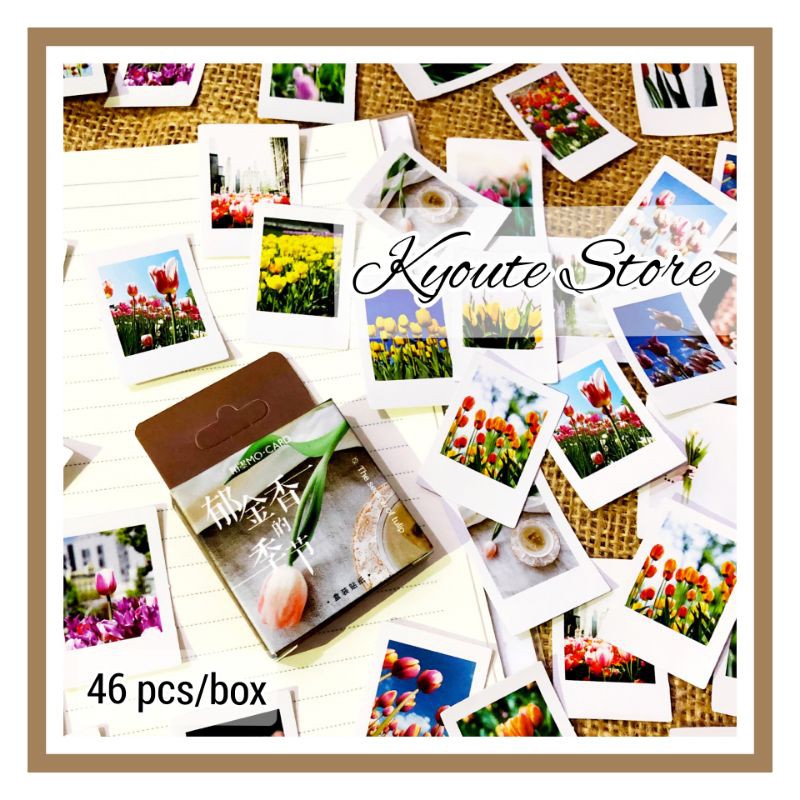 

Sticker Beautiful Flower 45 pcs Scrapbook DIY Bujo Planner Diary HP Catatan