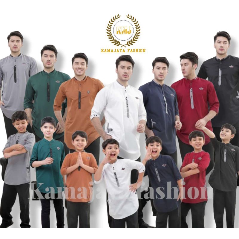 Atasan Baju koko Muslim pria dewasa Kurta Pakistan Bahan katun primium Lengan 3/4 Fashion Modern