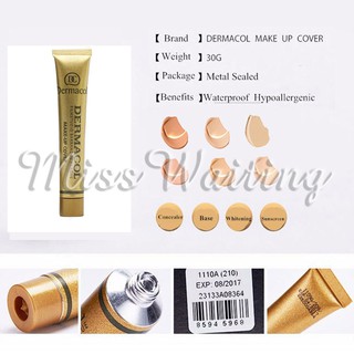 [Bayar Di Tempat] Dermacol Foundation Makeup Krim SPF 30