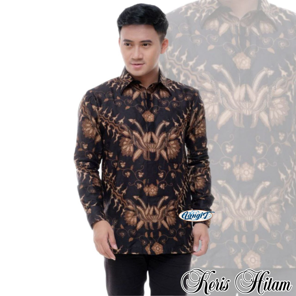 Kemeja Batik Lengan Panjang Ori Katun Super Halus. Limited Edition Fashion Pria Dewasa SIZE M L XL XXL JUMBO SERAGAM SEKOLAH KANTOR KONDANGAN LAKI LAKI REMAJA DEWASA PAKAIAN TRADISIONAL JAWA