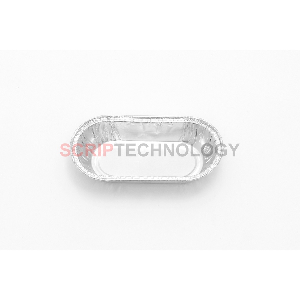 Aluminium Foil Tray OX-6005 - Wadah Aluminium CUP OX6005 Oval Panjang