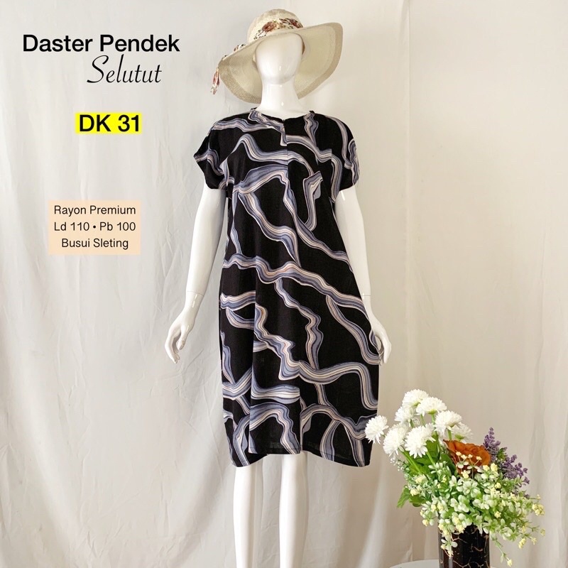 Vanessa Wear Daster Remaja Pendek Busui Ld110 Selutut Rayon Premium