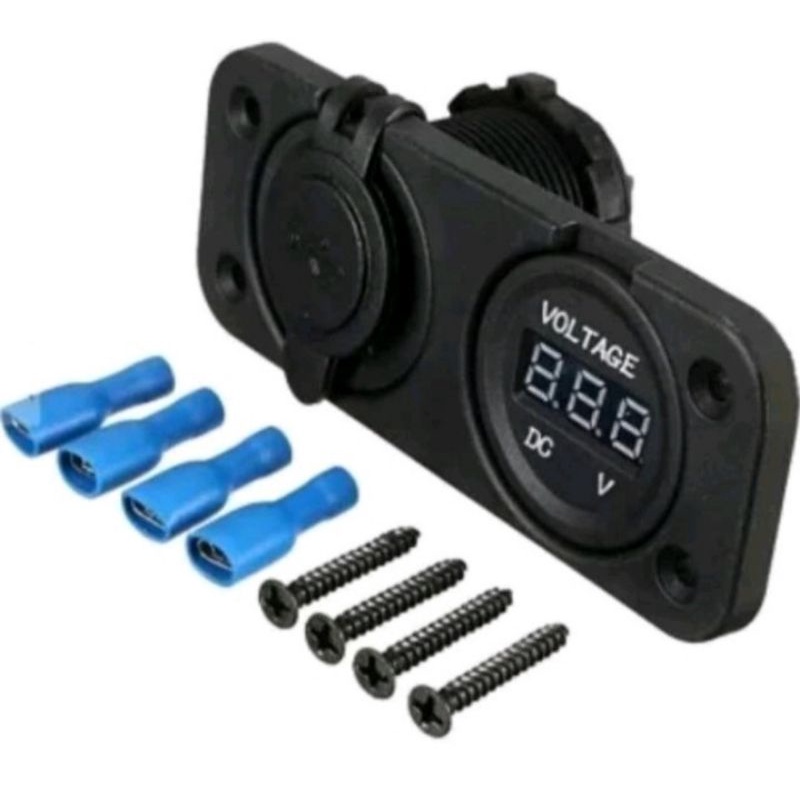 Volmeter/Charger Hp Usb Body Universal Nmax,Pcx,Aerox,Lexi,Mio,Vario,Xmax Dll