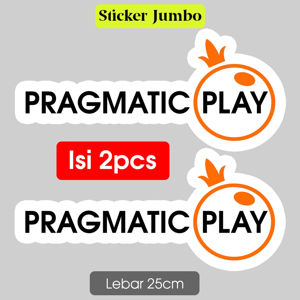 

Stiker Jumbo Besar Sticker Pragmatic Play Logo Isi 2 Motor Gates of Olympus Scatter 500x Sweet Bonanza Satuan Anti Air Game Slot Kake Maxwin 25 Cm