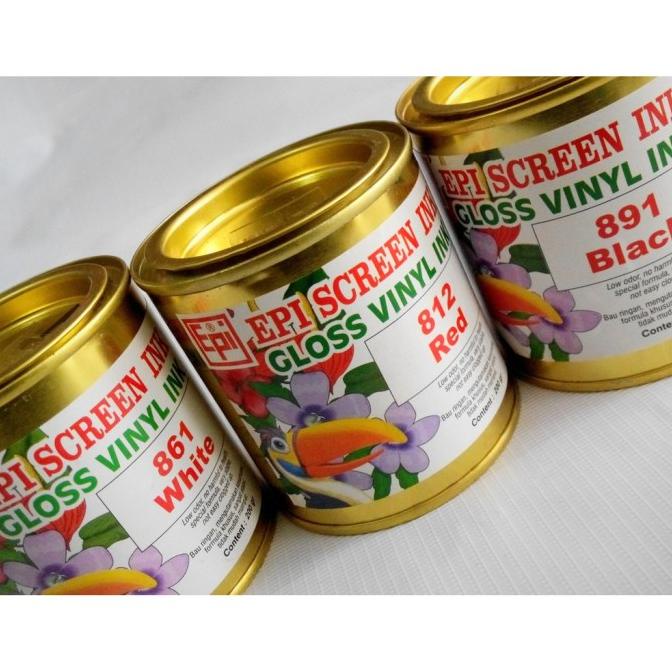 Cat PVC / Vinyl Epi Screen Ink (OIL BASE) - Sablon/Dikuas 200 Gr termurah