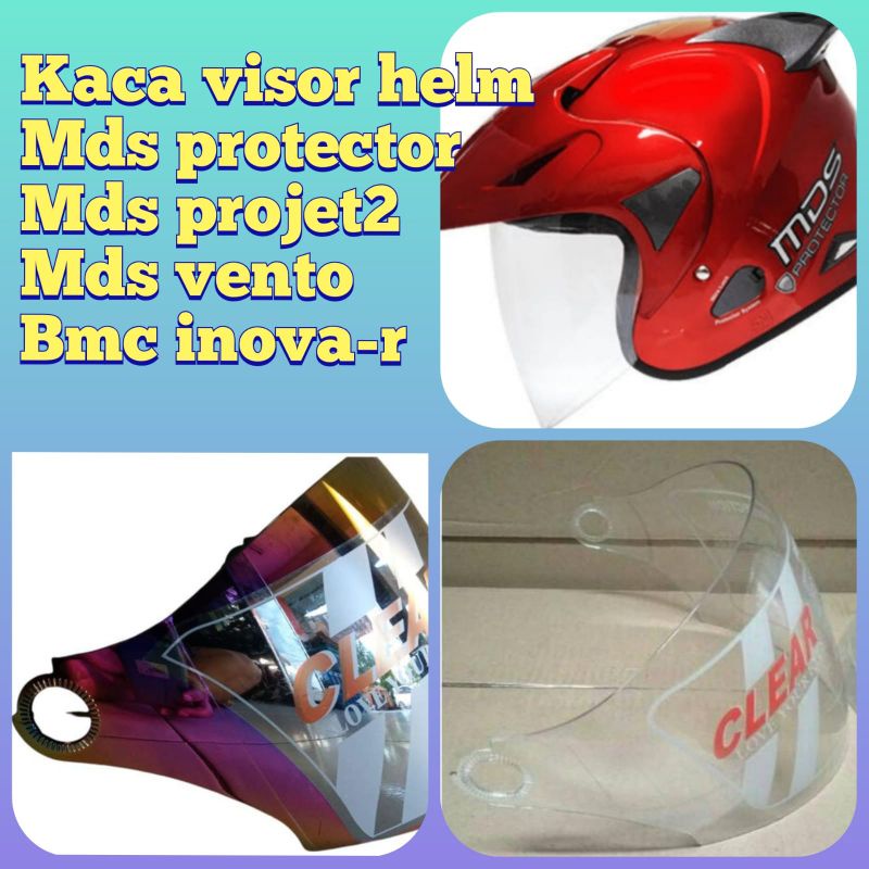 KACA VISOR MDS PROJET2,MDS PROTECTOR,MDS VENTO,MDS SERIEES,,BMC INOVA-R