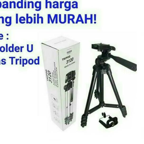 ➫ Tripod Full Black Edition Hitam 3120 3210 1M ♗