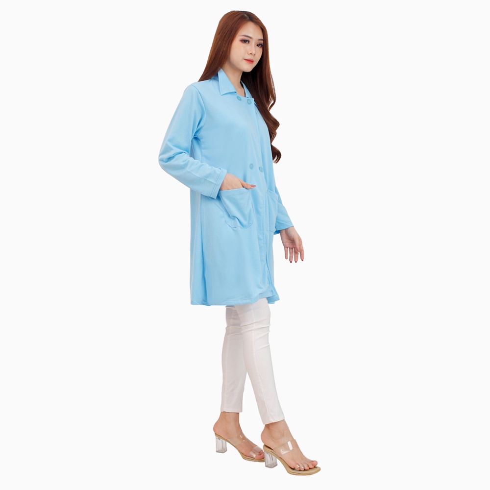 Jaket Long Coat lengan panjang Gaya Korea Wanita Dewasa Terbaru - XSHOP Rainy