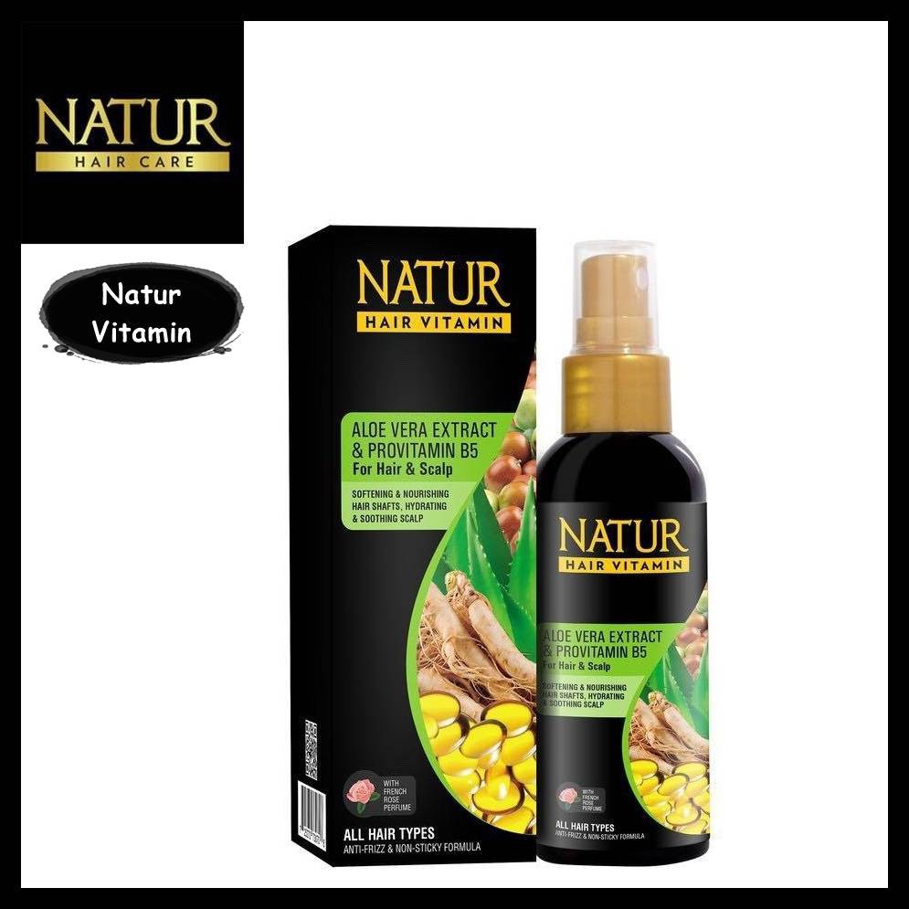 NATUR HAIR VITAMIN / SHAMPOO / CONDITIONER / HAIR TONIC ALOEVERA GINSENG