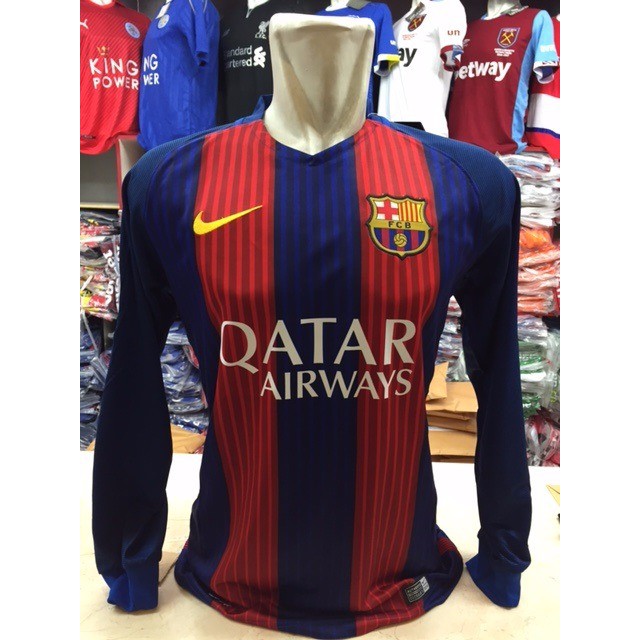 CUCI GUDANG Jersey Grade Ori Barcelona Home LS new 2016/2017 Official LIMITED