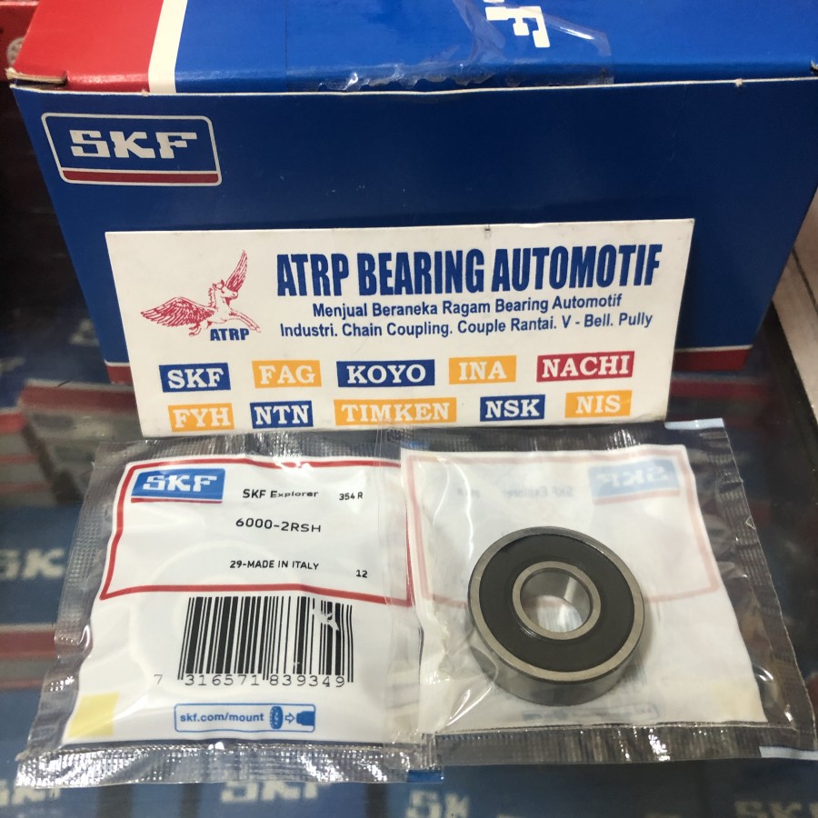 BALL BEARING 6000 2RSH  6000 2RS SKF 10X26X8